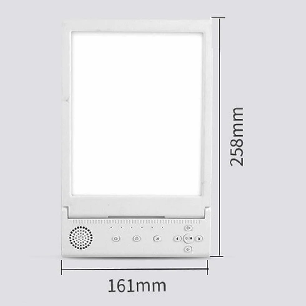 Lampe LED 20000 Lux 3 Températures de Couleur 6 Minuteries Touch Control Réglable Blanc Froid et Chaud