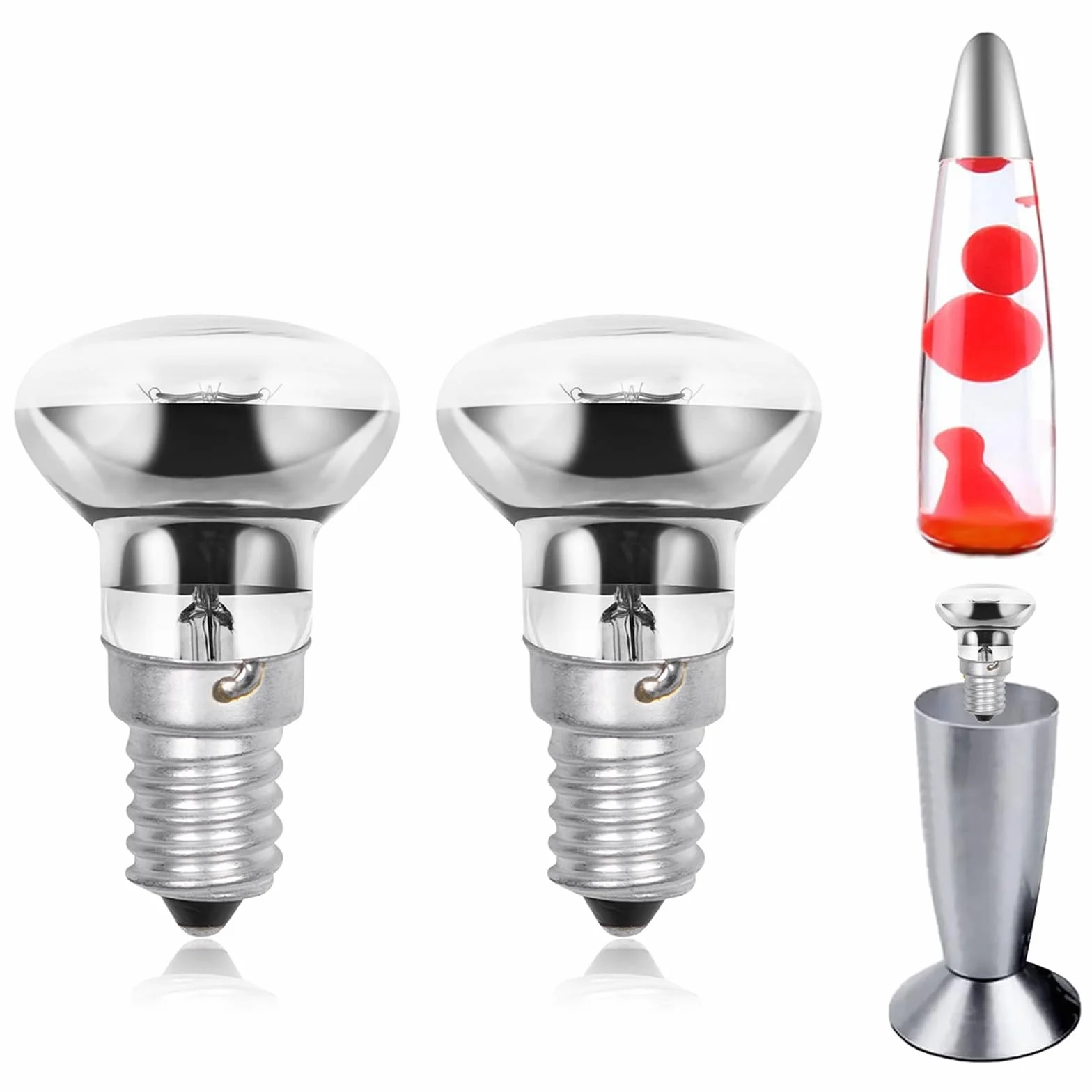 Luxvista 30W R39 E14 Ampoule Lampe Lave Réflecteur SES Blanc Chaud 2700K 2-Pack