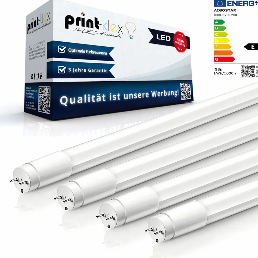 Lot de 2 tubes fluorescents LED T8 90 cm 14 W 6500 K blanc froid G13
