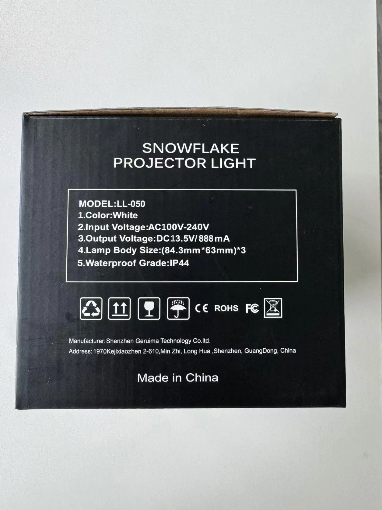 Projecteur de flocons de neige LED extérieur étanche décorations Noël