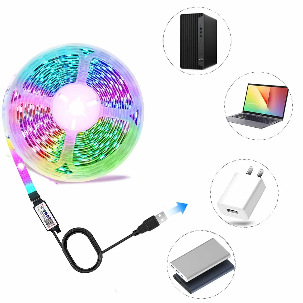 Ruban LED 6M avec Télécommande 44 Touches et APP, PSTAR