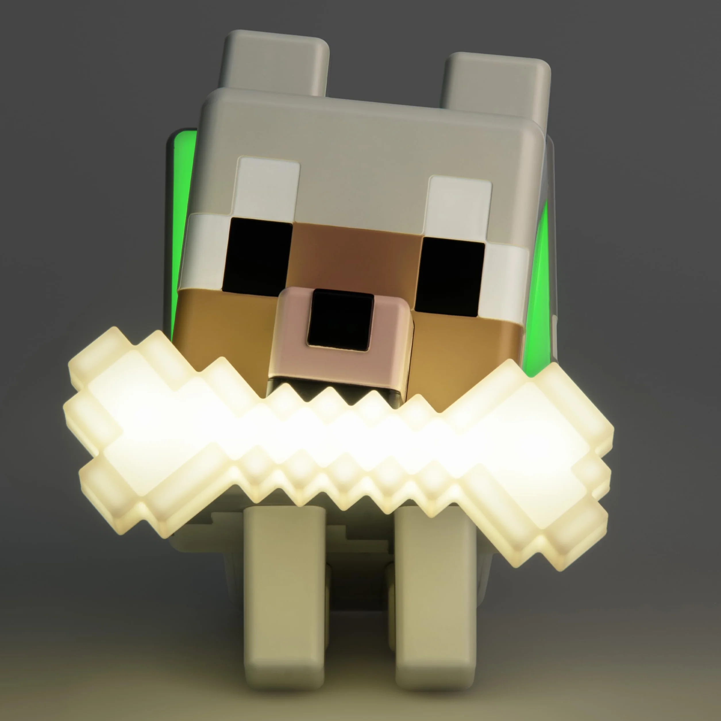 Paladone Lampe LED 3D Minecraft Wolf GloBuddies Officielle, Appuyez pour changer de couleur, Gaming
