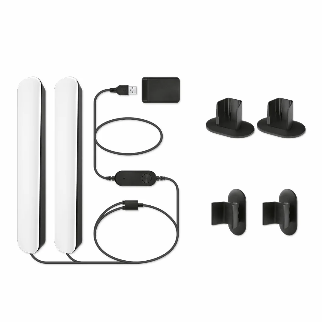 WiZ Gradient Light Bars RGBIC Multicolore Wi-Fi Contrôle App Voix Compatible Google Home Alexa HomeKit
