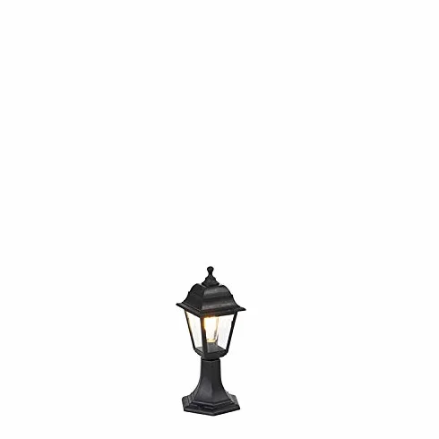 QAZQA Lampe sur pied extérieur 1 lumière L 150 mm Noir