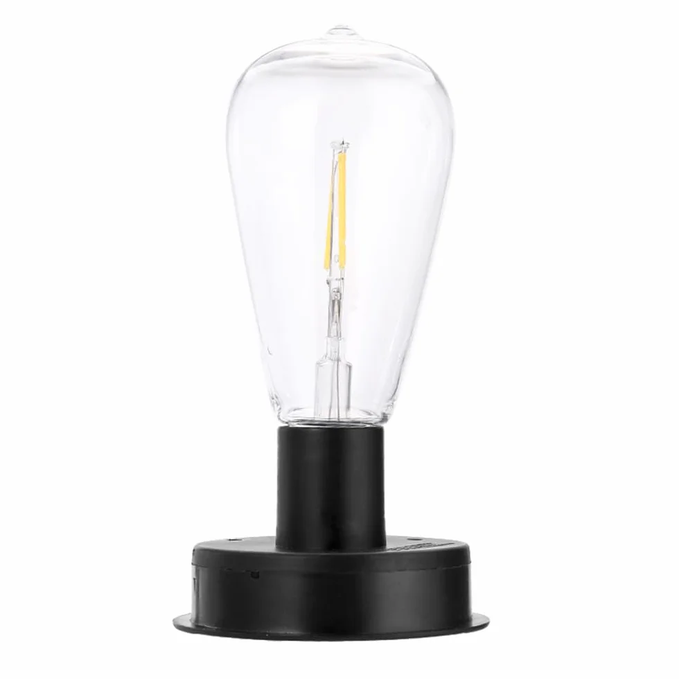 DION Ampoule Solaire 7 cm Étanche Lumière Chaude Lanterne Solaire Exterieur Marche/Arrêt Automatique