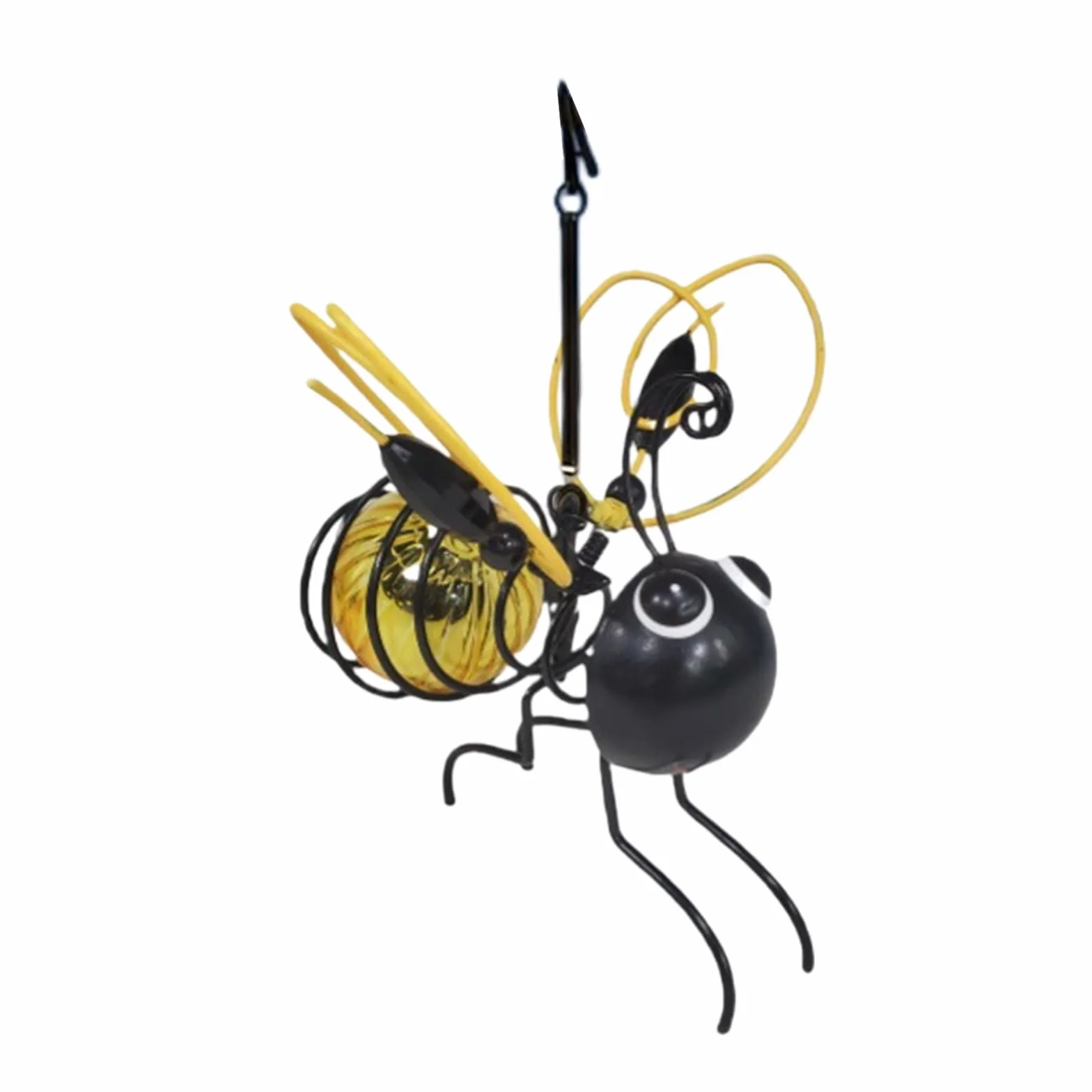Lampe Solaire Abeille Suspendue, Lanterne Jardin LED Solaire, Guirlande Lumineuse Animaux