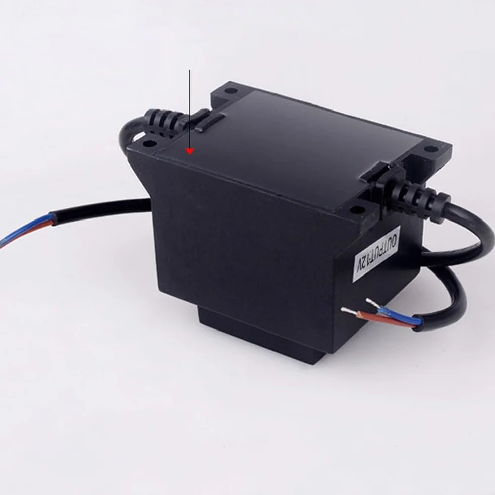 Transformateur LED 15 W 12 V AC/AC IP67 extérieur