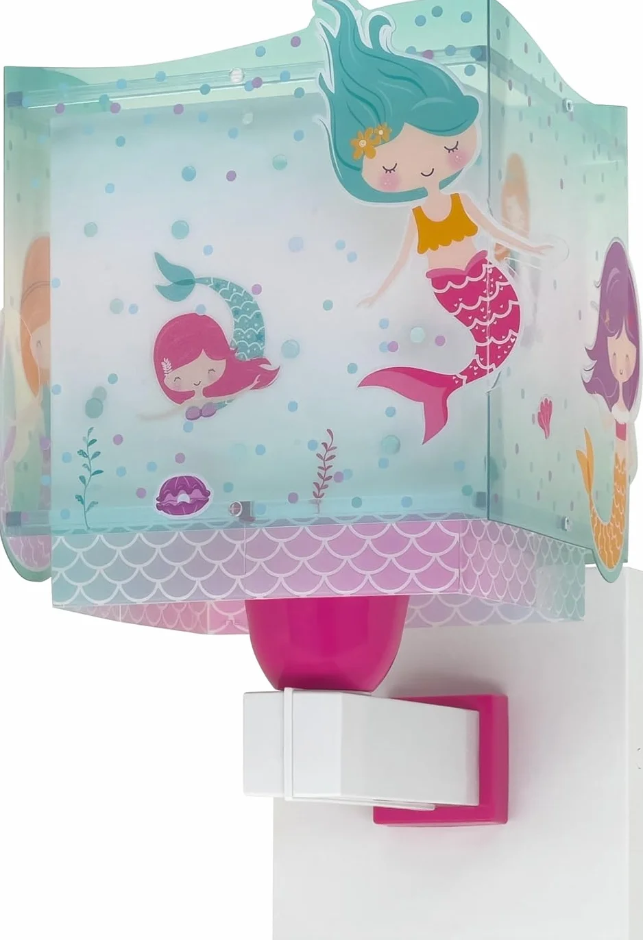 Dalber Applique murale Sirènes Mermaids E27 Lumière chambre enfant