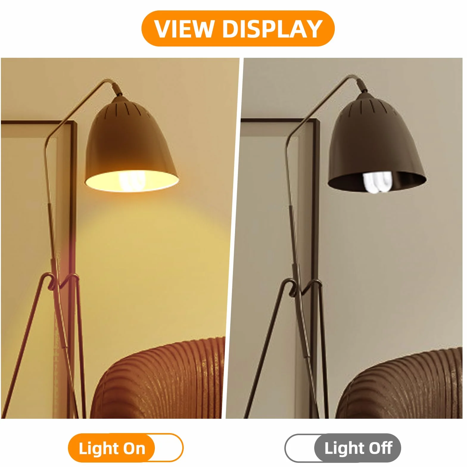 Lampe Fluorescente G24d-3 26W 2700K 1600LM 2U Blanc Chaud 2 Pack