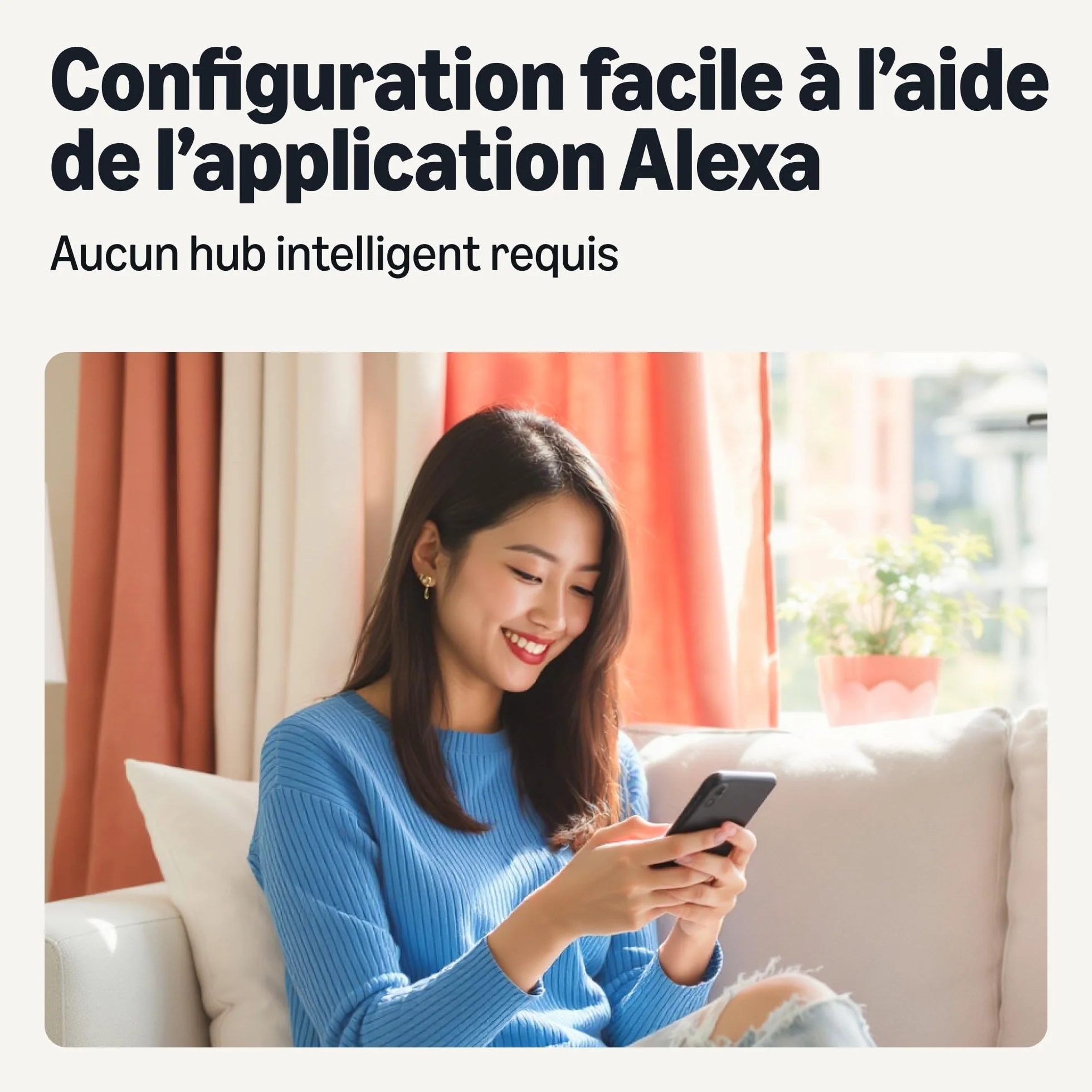 Amazon Basics Ampoule LED à Filament Connectée A60, Blanche Réglable, Wi-Fi 2,4GHz, Compatible Alexa, Lot de 1