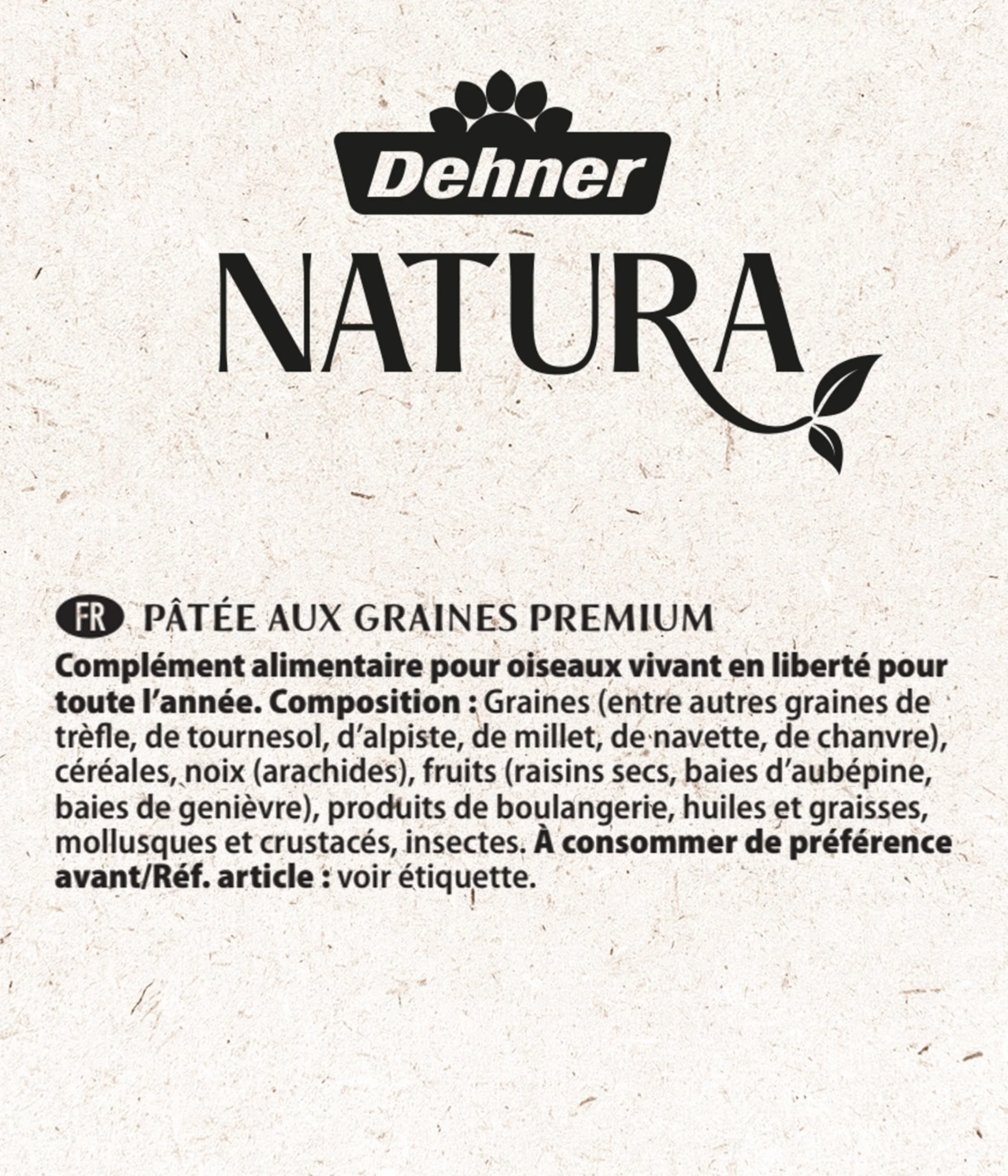 Dehner Natura Premium Nourriture pour Oiseaux Sauvages 2,5 kg