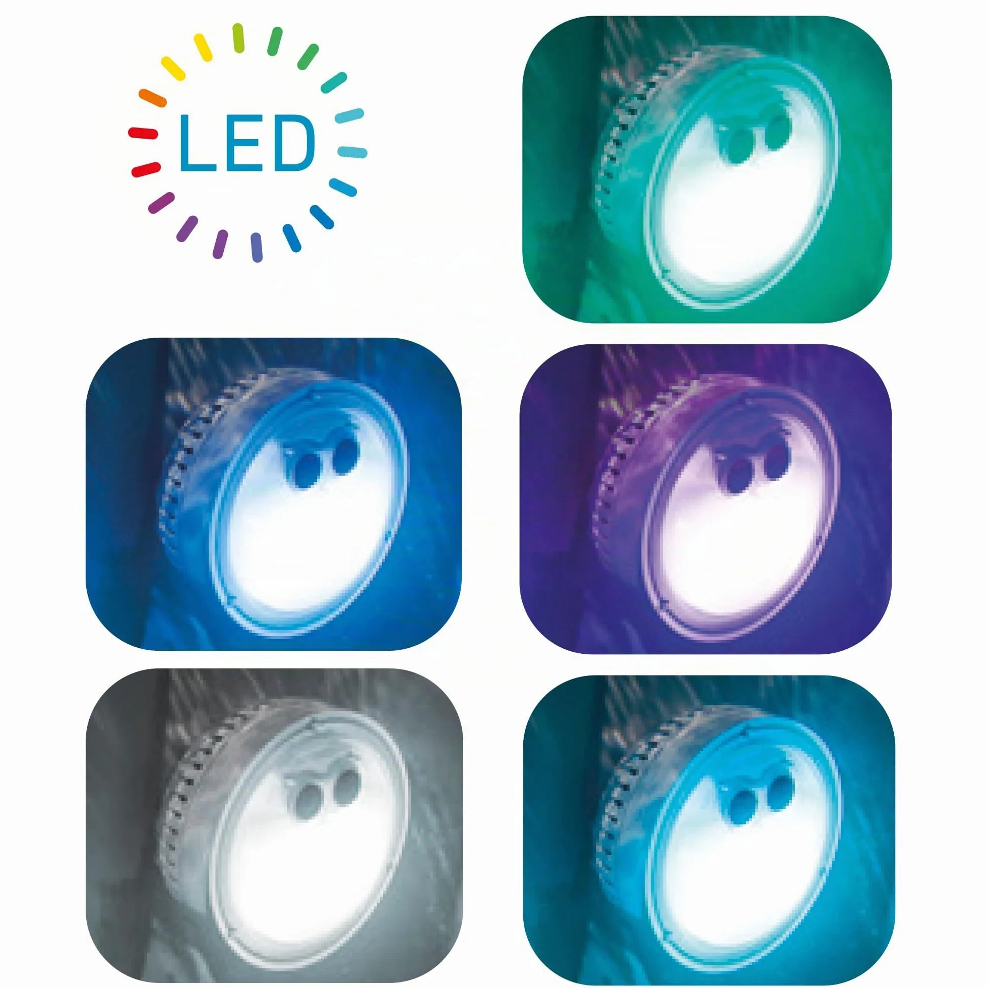 Intex Lumière d'Ambiance LED à Piles pour Pure Spa à Bulles