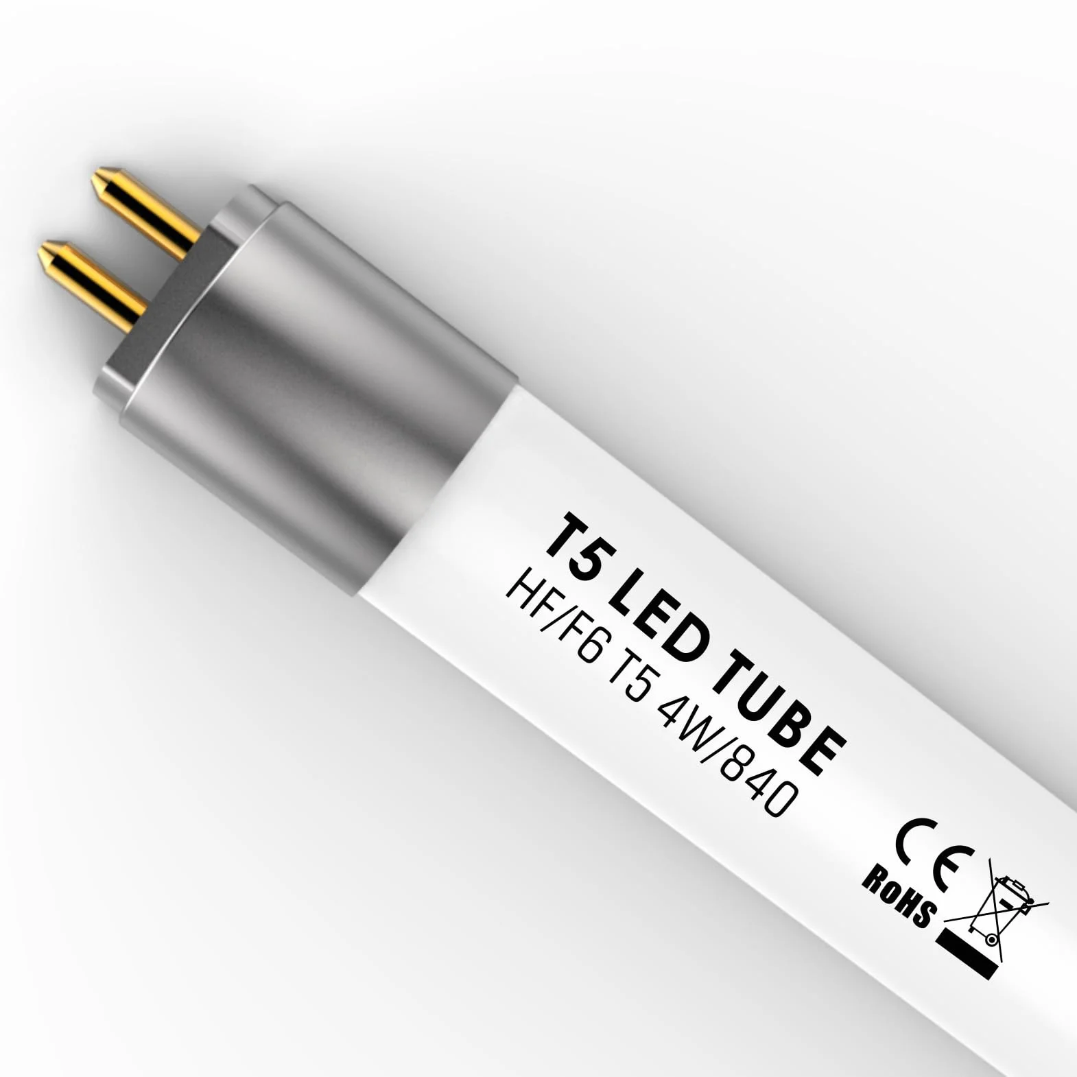 Tube LED T5 212mm 4W 520Lm 4000K G5 Remplaçant Fluorescent F6T5 L6w 225mm Éclairage Cuisine