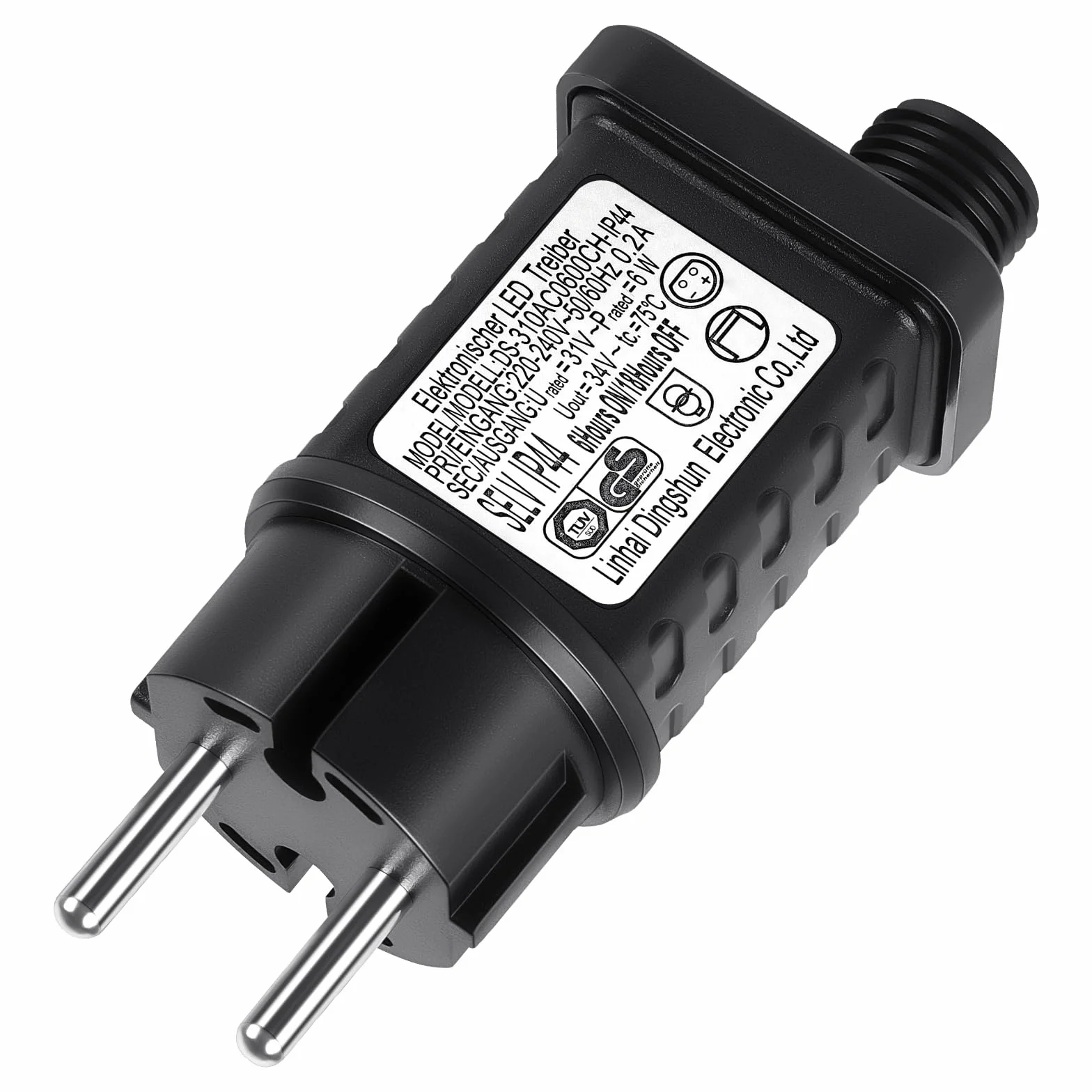 AXFEE Clignoteur pour Guirlande lumineuse 31V 6W, IP44, 8 Modes avec Mémoire