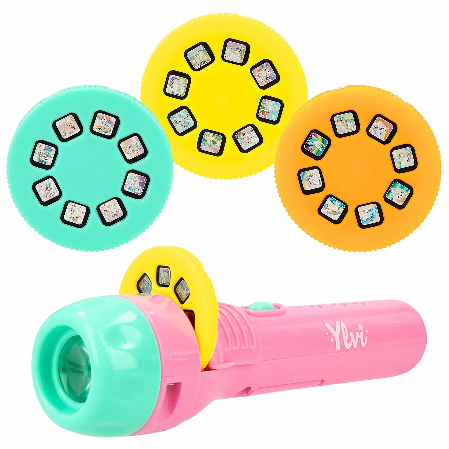 Depesche Ylvi Lampe de Poche 24 Effets d'image Motifs Licornes Piles incluses