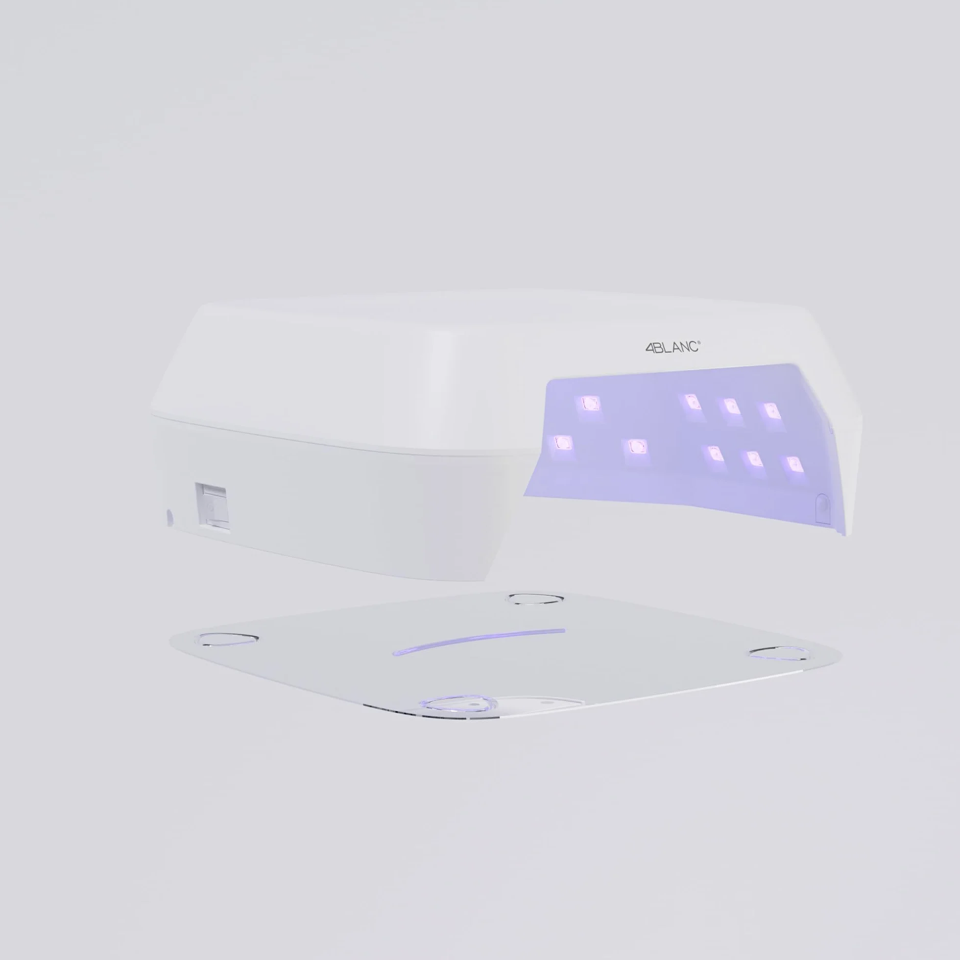 4BLANC Lampe UV LED professionnelle avec capteur et mode soin des mains manucure pédicure