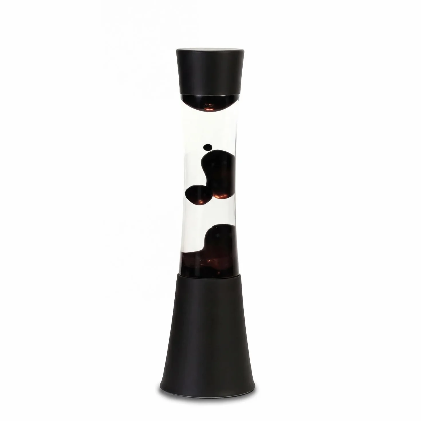 Lampe à Lave Sandro noire design rétro H:39 cm G9 salon