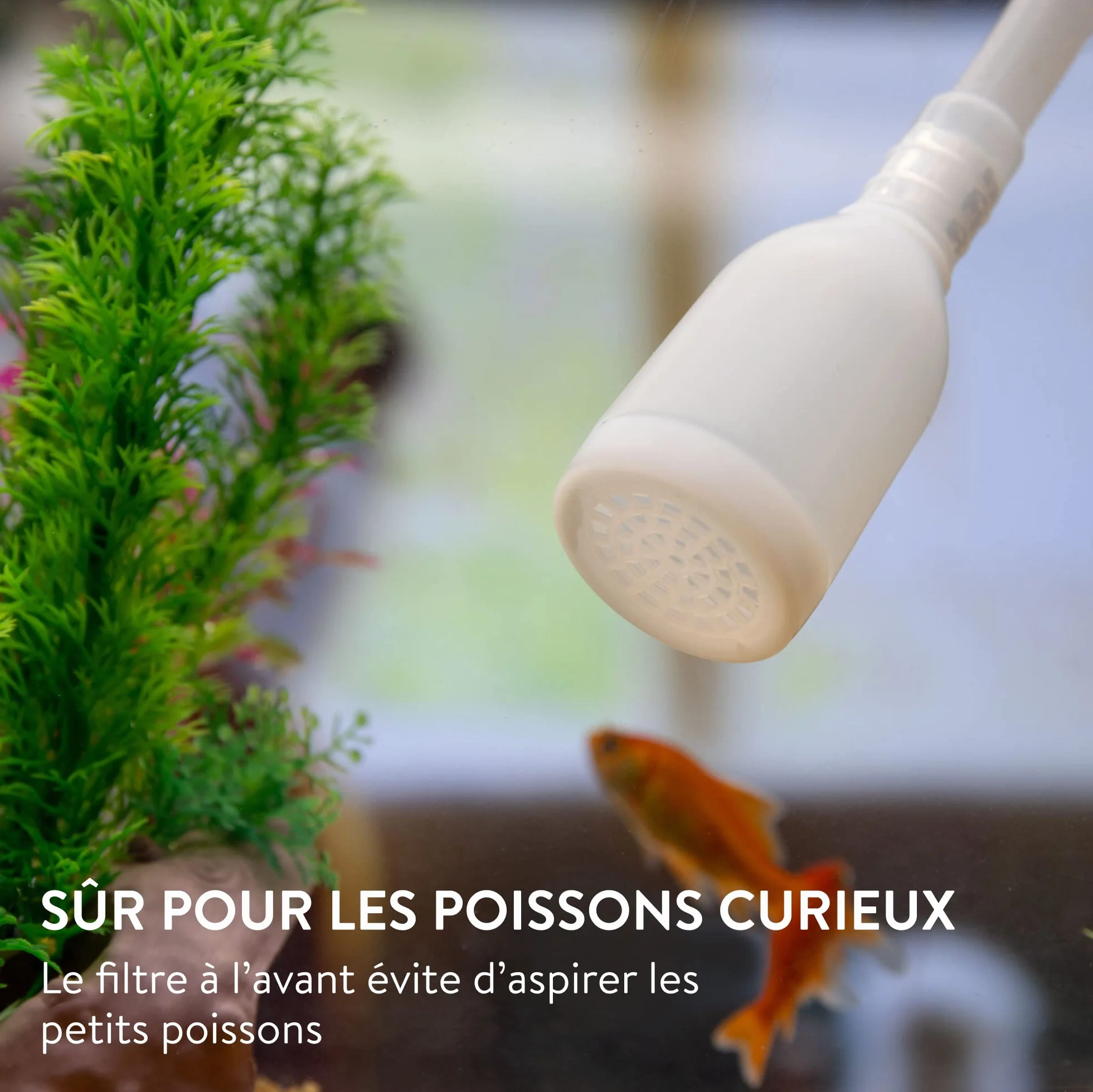 Luigi's Aspirateur Aquarium Kit Pompe Nettoyage Siphon Puissant Vidange Complète Filtre Gravier