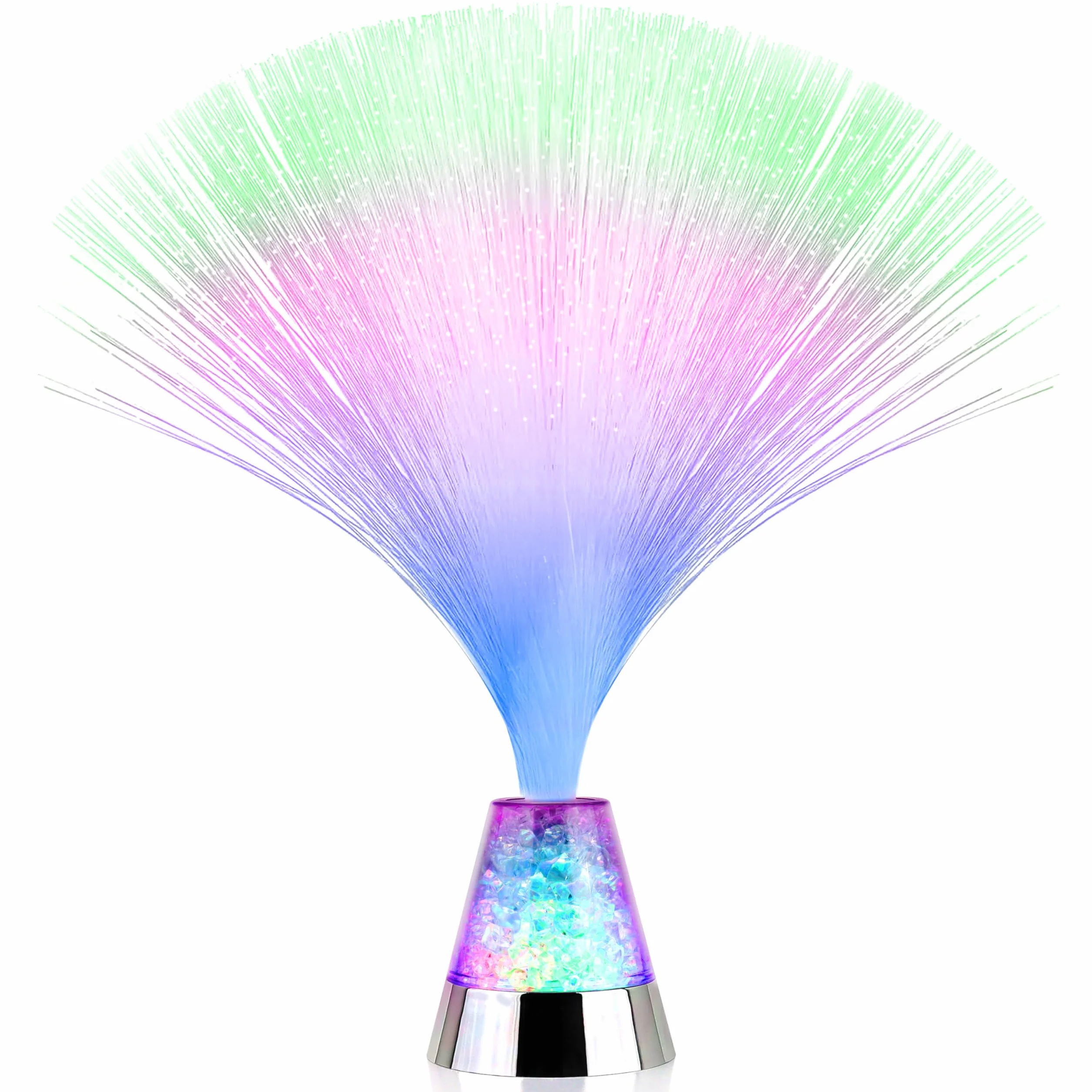 The Glowhouse Lampe en fibres optiques 34 cm