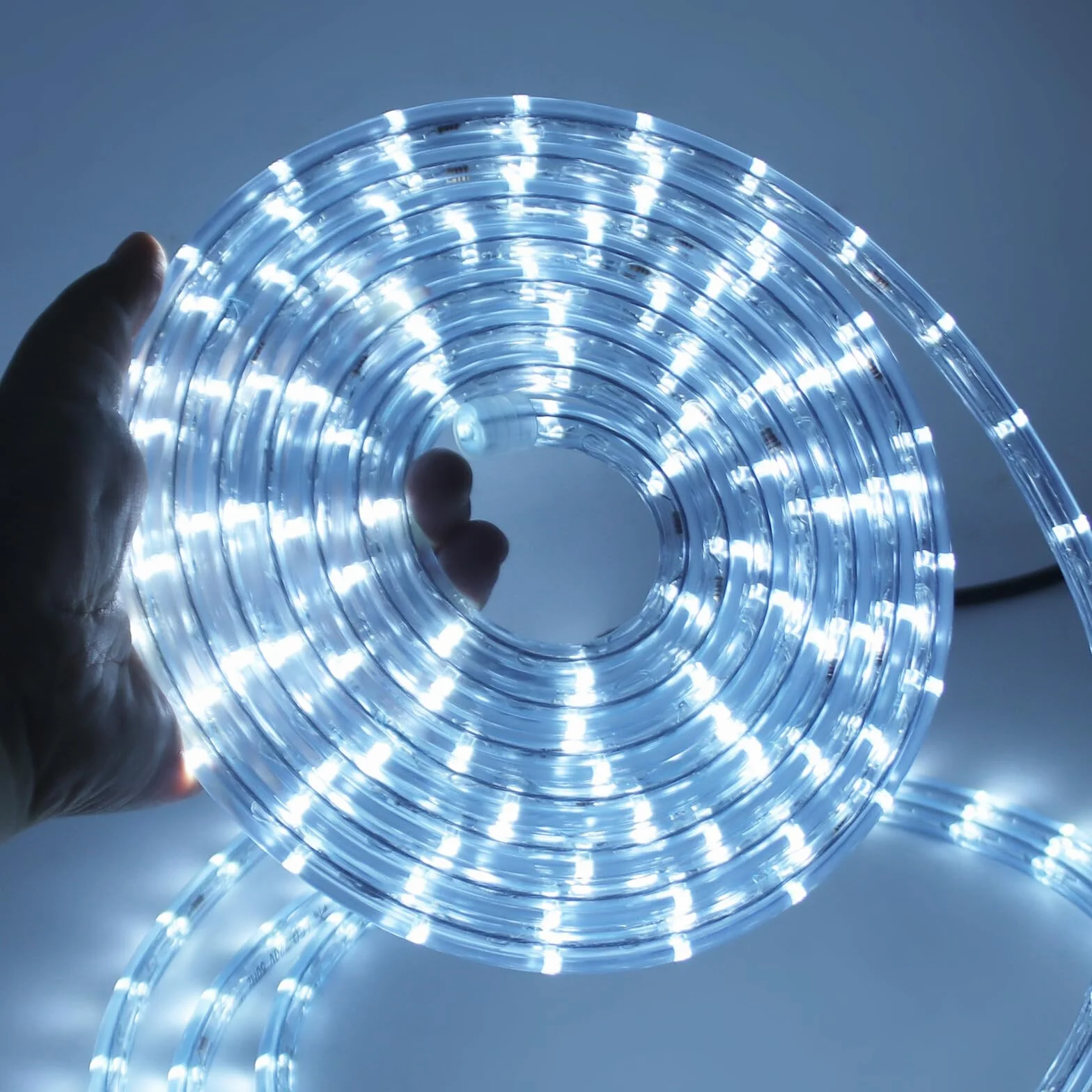 Tube Lumineux LED Extérieur IP65 36leds/m Guirlande Lumineuse Etanche 3M Blanc