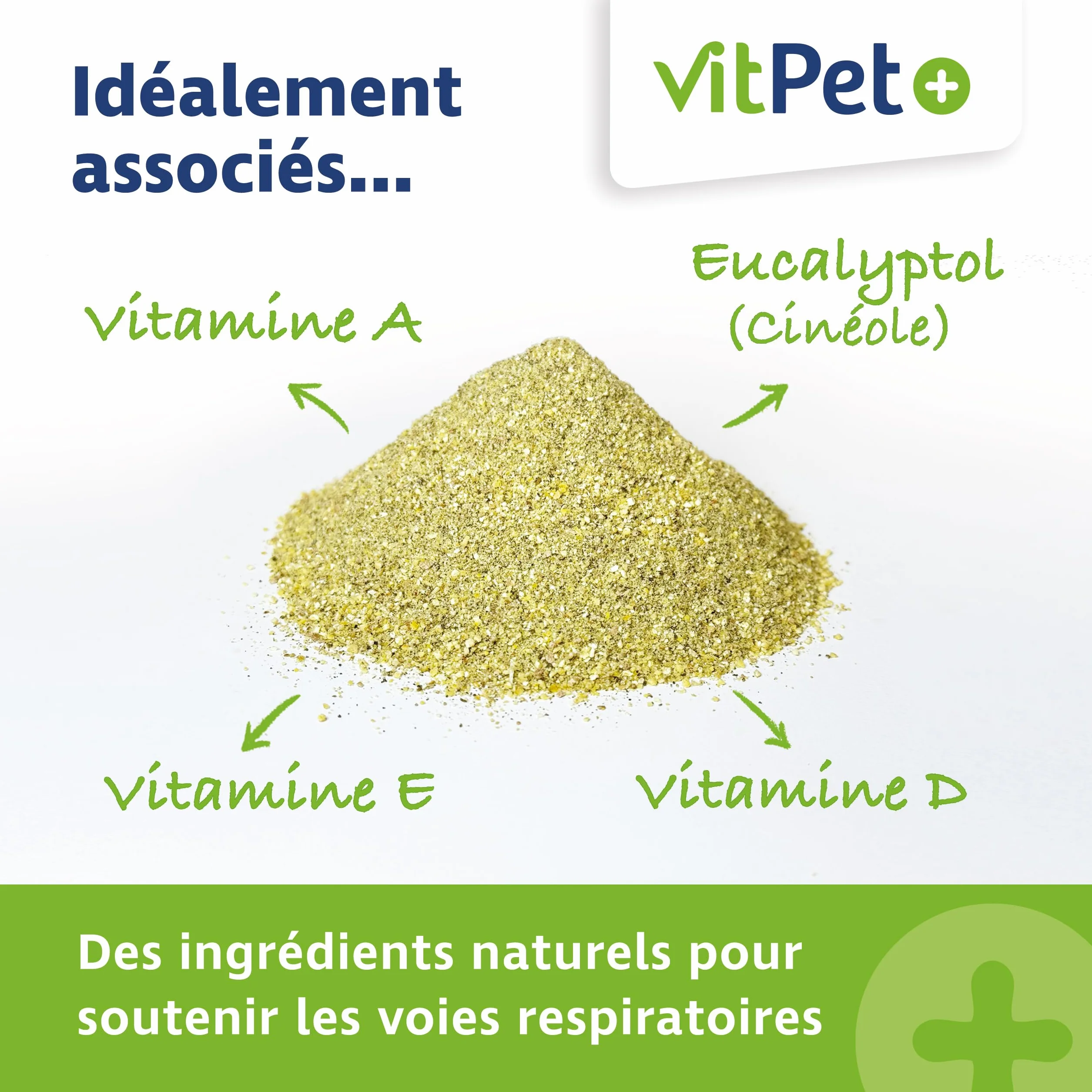PneumoVit Cheval contre la toux 1,2 kg Eucalyptol Naturel Soutien respiratoire immunitaire Expectorant apaisant