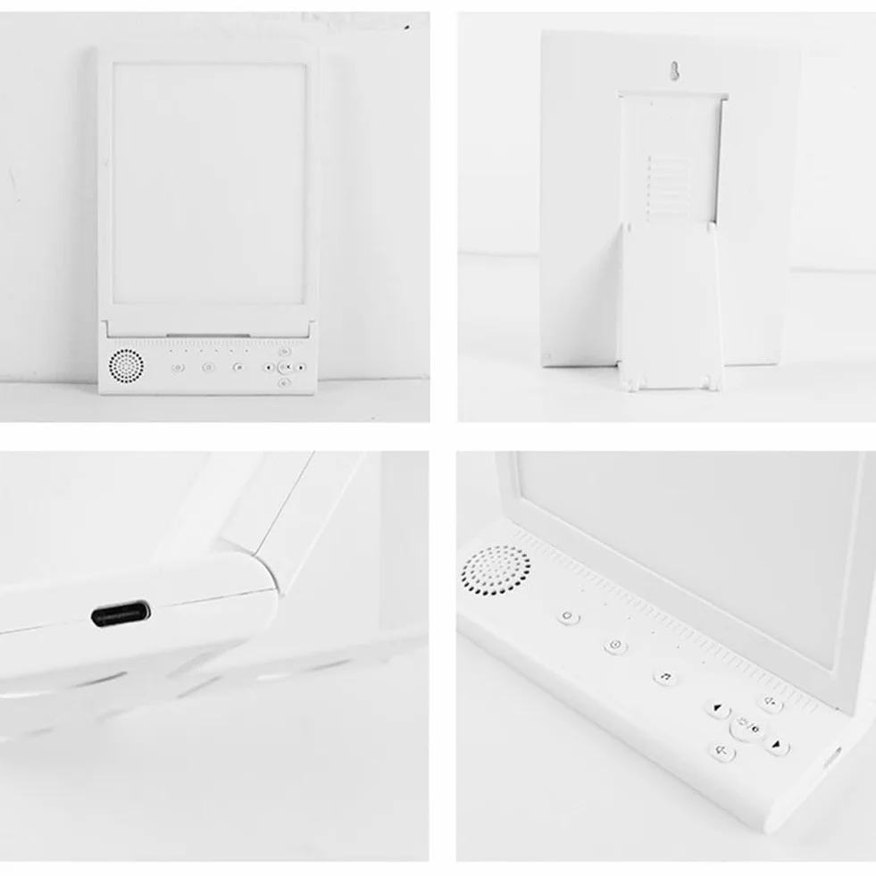 Lampe LED 20000 Lux 3 Températures de Couleur 6 Minuteries Touch Control Réglable Blanc Froid et Chaud