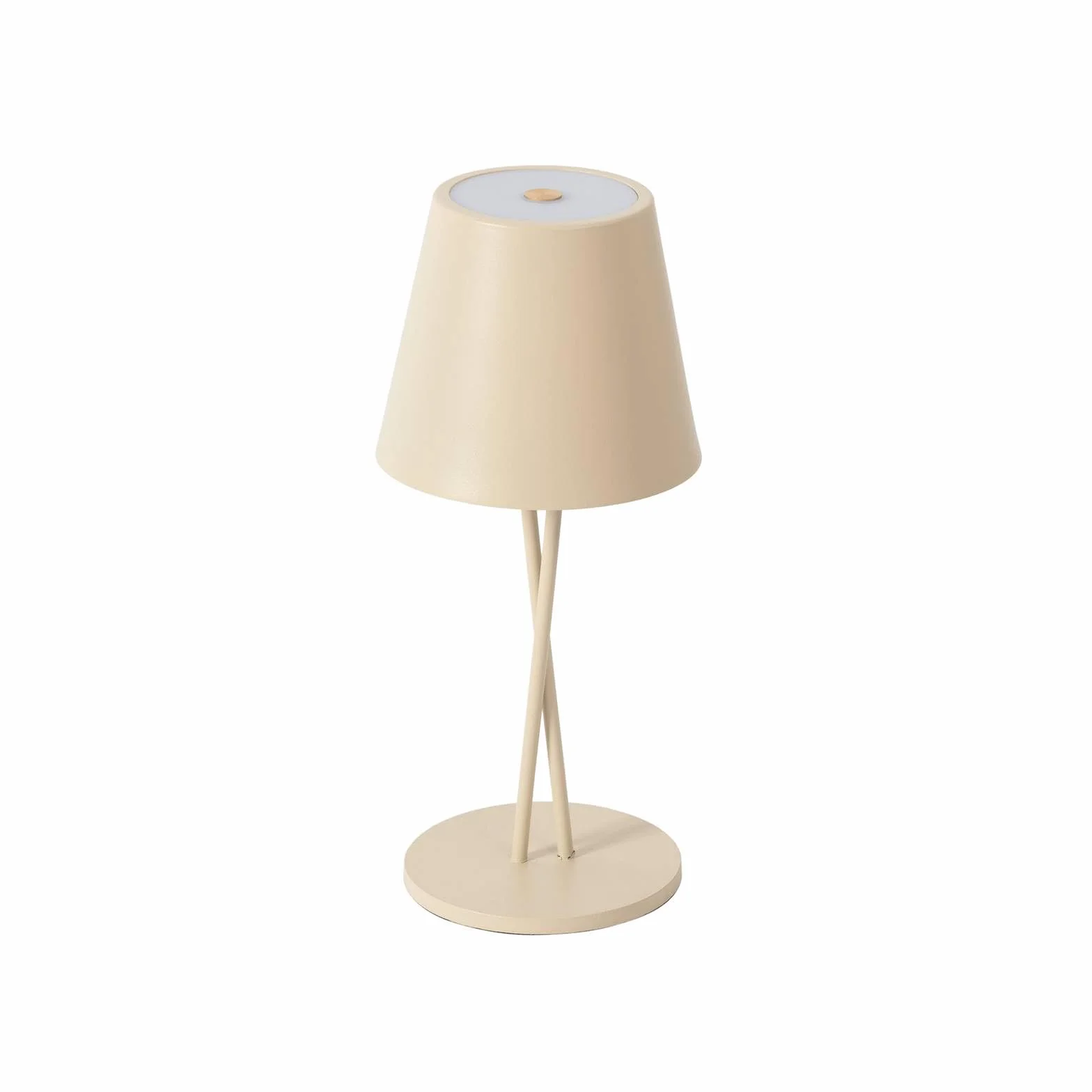 Lindby LED Luminaire de terrasse Janea à intensité variable Beige Métal 1 lampe