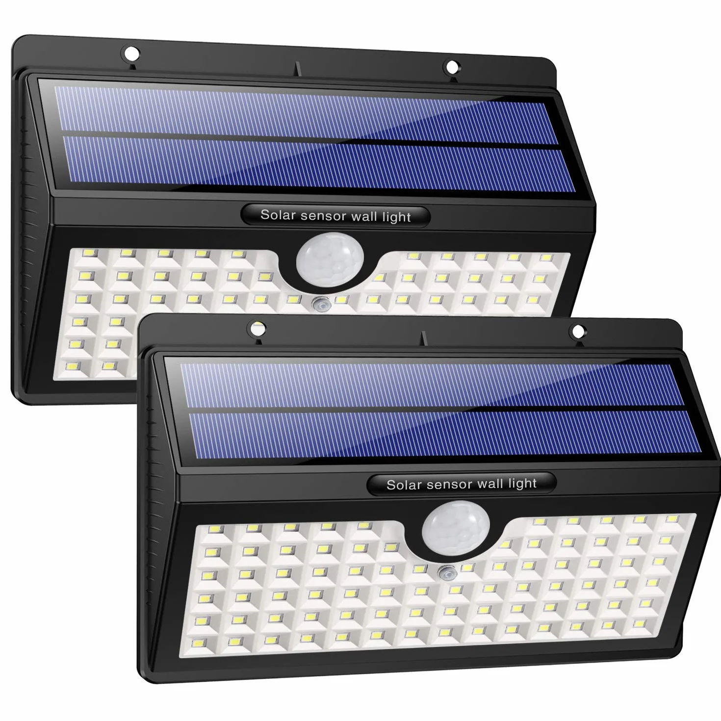 Lampe Solaire Extérieur 78 LED 180° Détecteur de Mouvement Éclairage Étanche Sans Fil