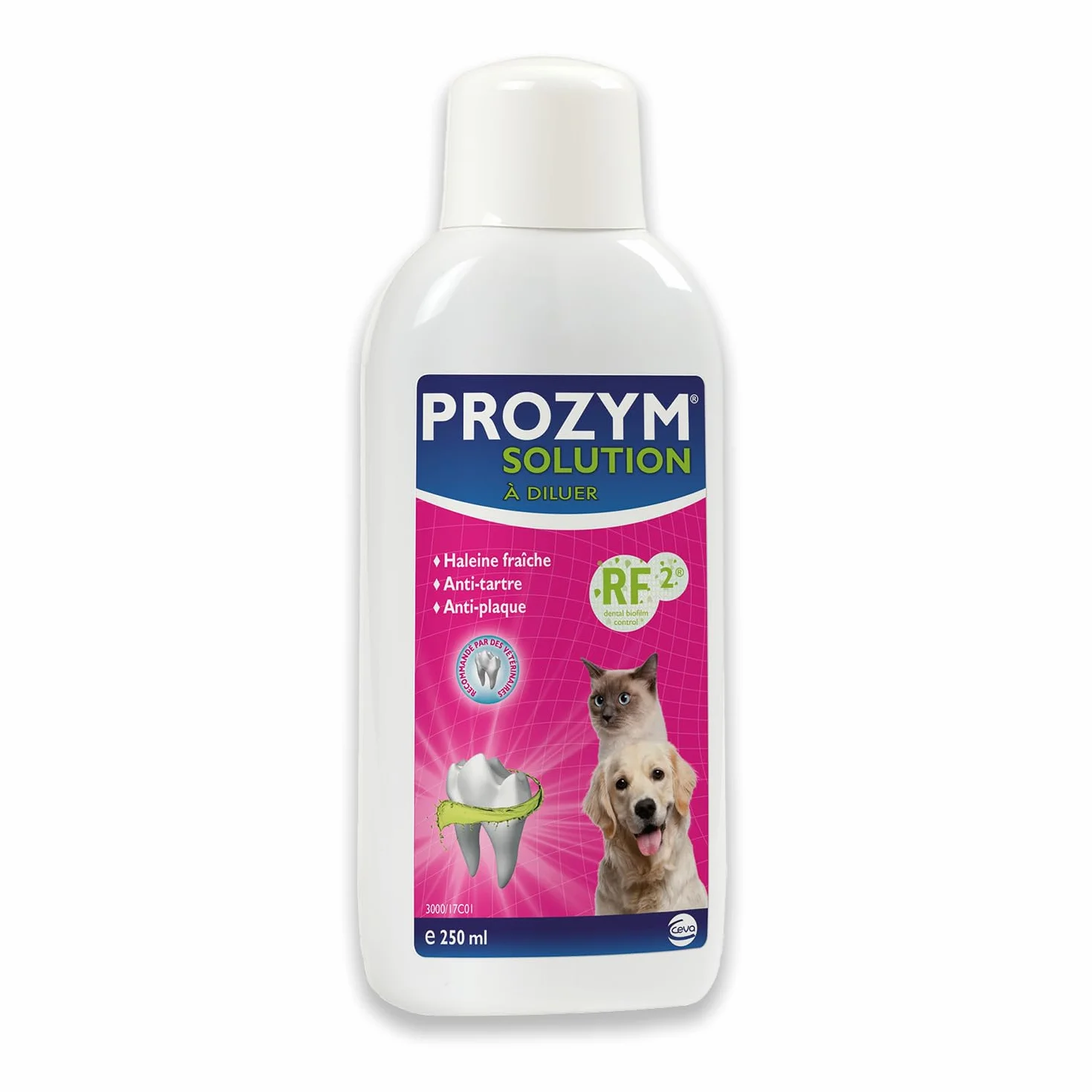 Prozym Solution Dentaire Chiens Chats Anti-tartre Haleine fraîche