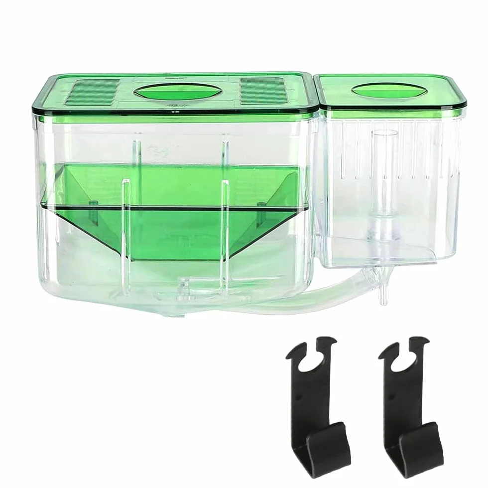 Boîte d'élevage de Poissons d'aquarium Double Couche Incubateur d'éclosion d'alevins