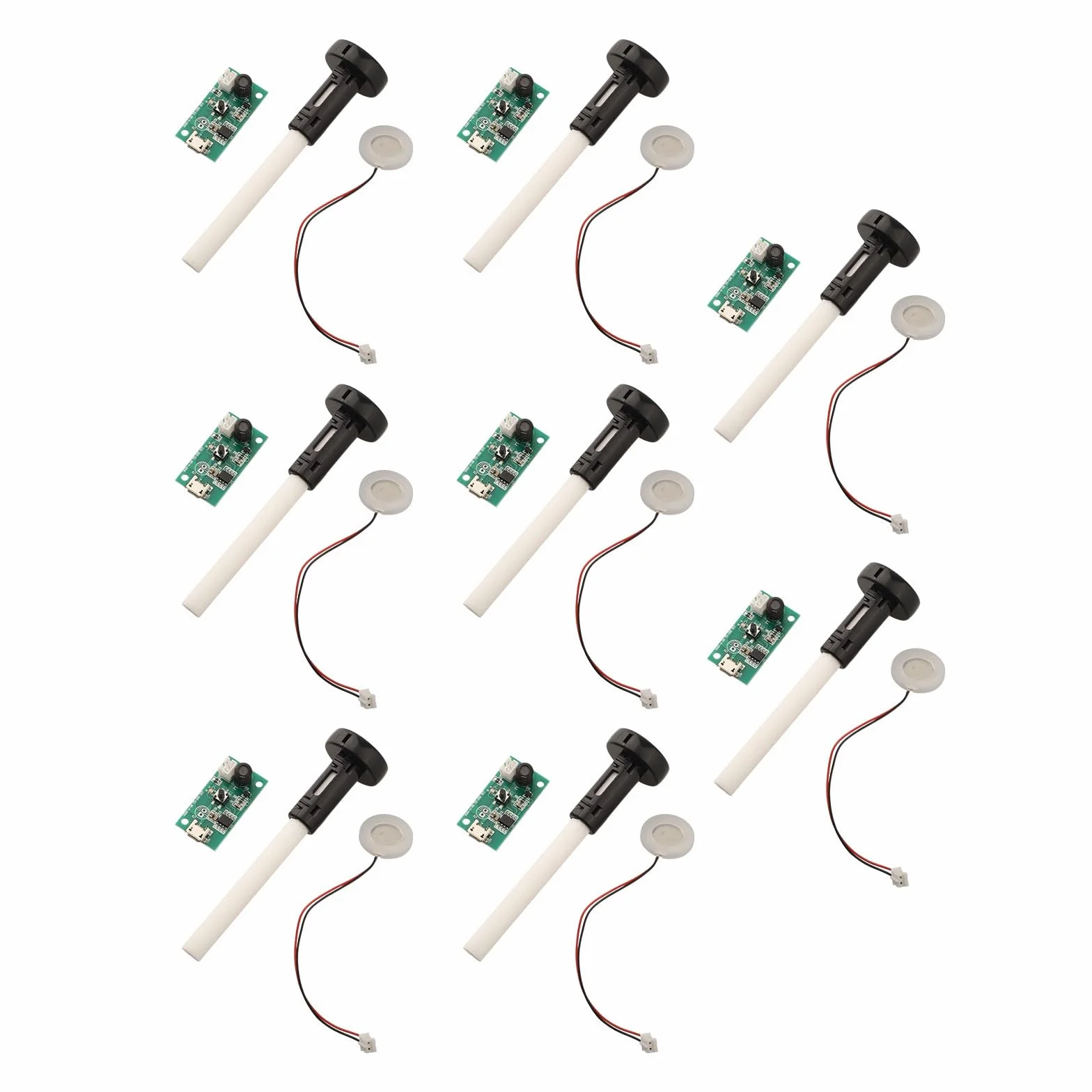 Lot de 8 modules d'humidificateur USB 5 V, panneau d'atomiseur 740 trous pour diffuseur brouillard fin