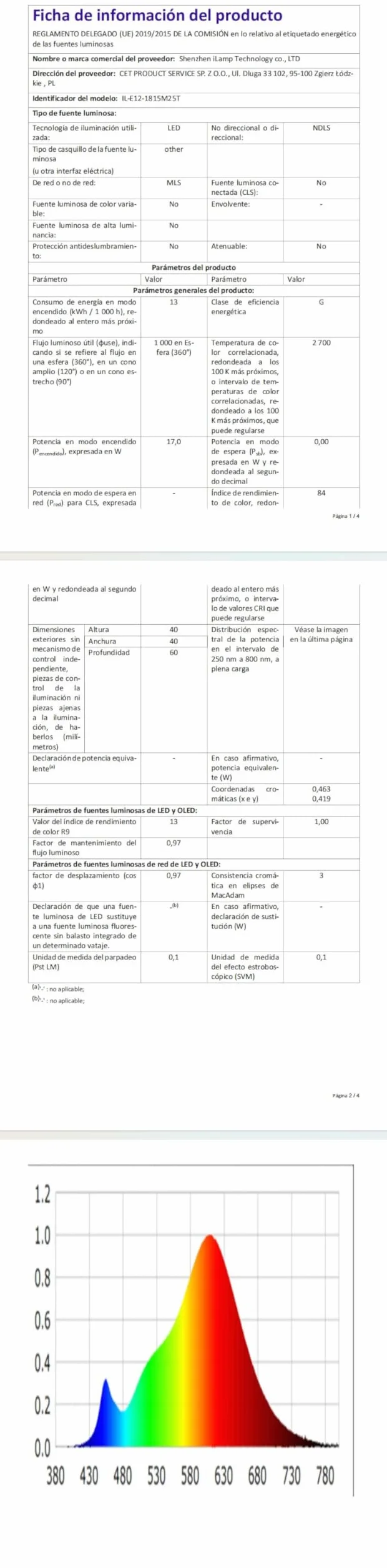 Guirlande lumineuse solaire d'extérieur 15 m IP45 2700 K Blanc chaud
