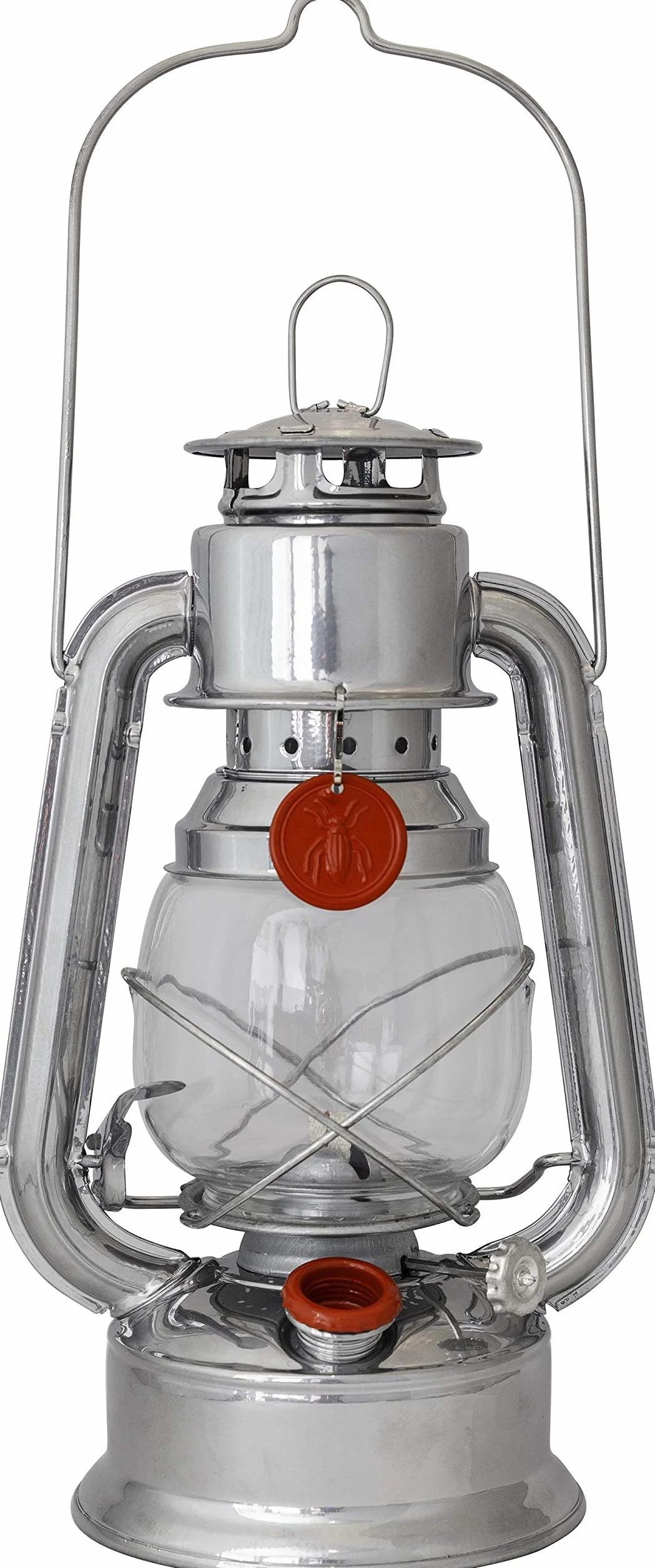 Lampe Tempête Luciole Métal 30 cm Acier Galvanisé Peint Réservoir 0,5L Éclairage Extérieur Décoration Vintage
