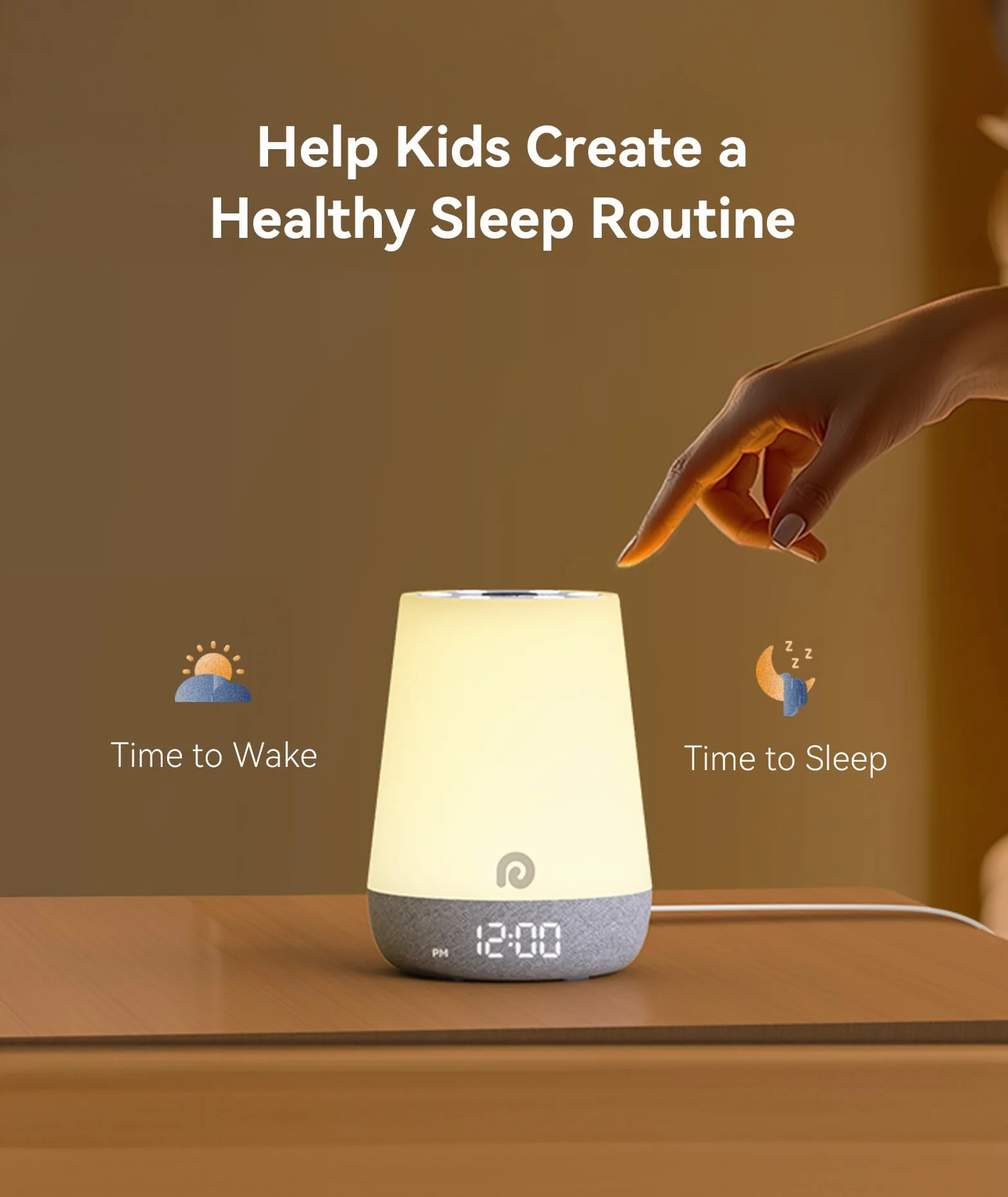 Dreamegg Machine à Bruit Blanc Bébé 34 Sons Apaisants Veilleuse Bébé Adulte White Noise Machine 3 Modes d'éclairage 8 Modes Favoris Contrôle via APP Nite 1