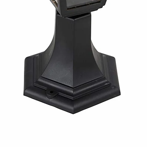 QAZQA Lampe sur pied extérieur 1 lumière L 150 mm Noir
