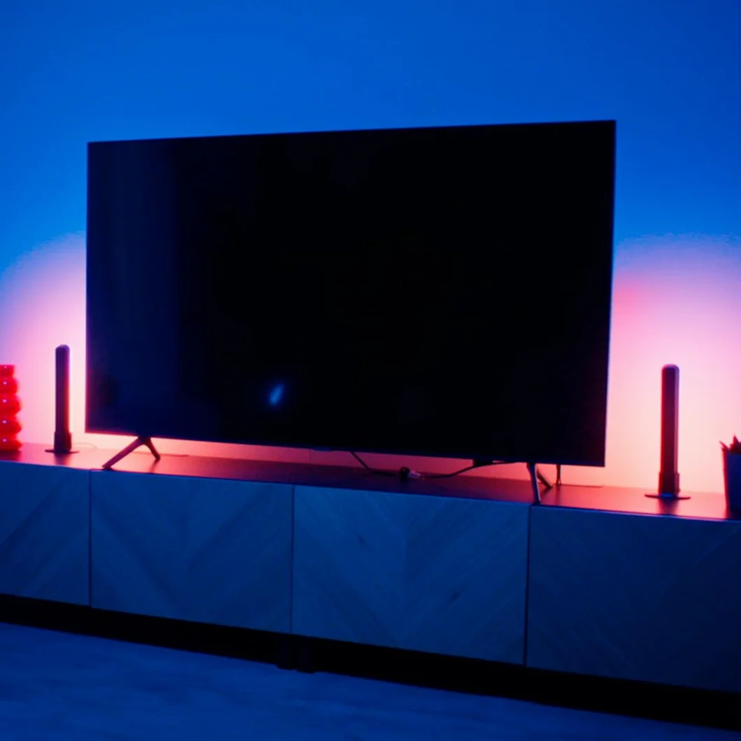 WiZ Gradient Light Bars RGBIC Multicolore Wi-Fi Contrôle App Voix Compatible Google Home Alexa HomeKit