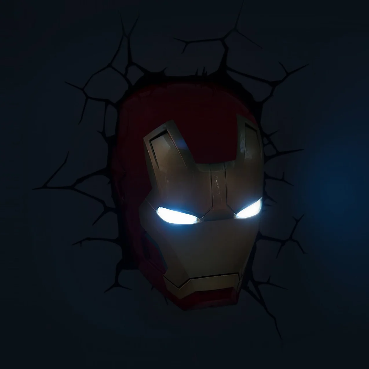 Marvel Comics Lampe Applique Murale Masque Iron Man 3D