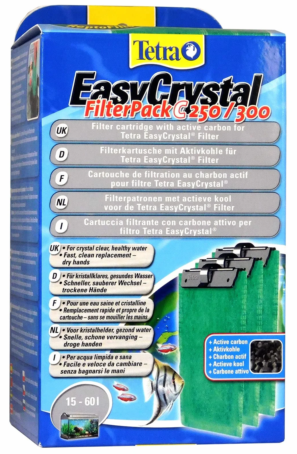 TETRA Cartouche Filtres Aquarium EasyCrystal 250 300 Eau Claire Saine