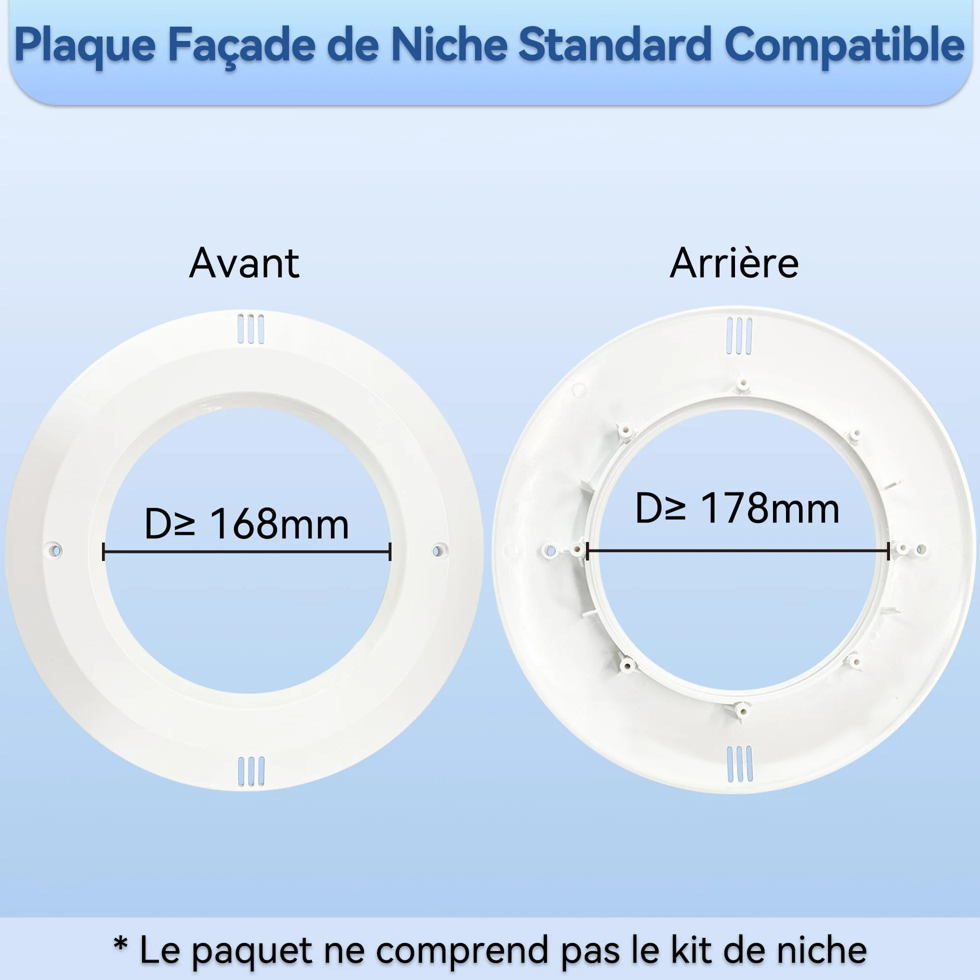 Projecteur Piscine LED 35W PAR56 RGB Dimmable IP68 12V AC Lot de 2