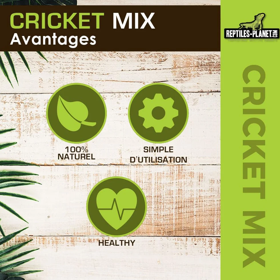 Reptiles Planet Cricket Mix Nourriture pour Insectes 500 ml
