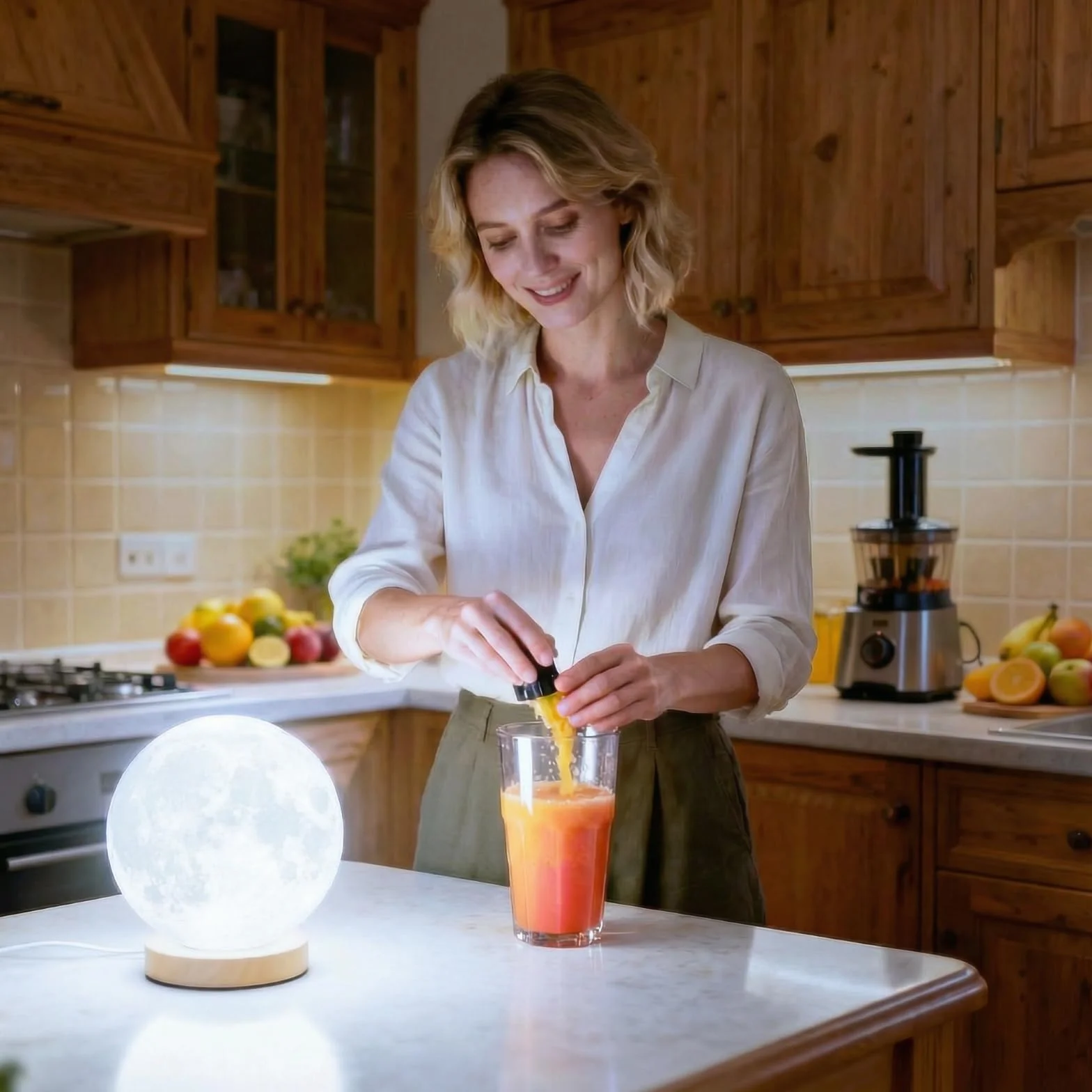 Lampe de luminothérapie 10.000 Lux, simulation lumière du jour, télécommande, 3 températures de couleur, LED sans scintillement ni UV