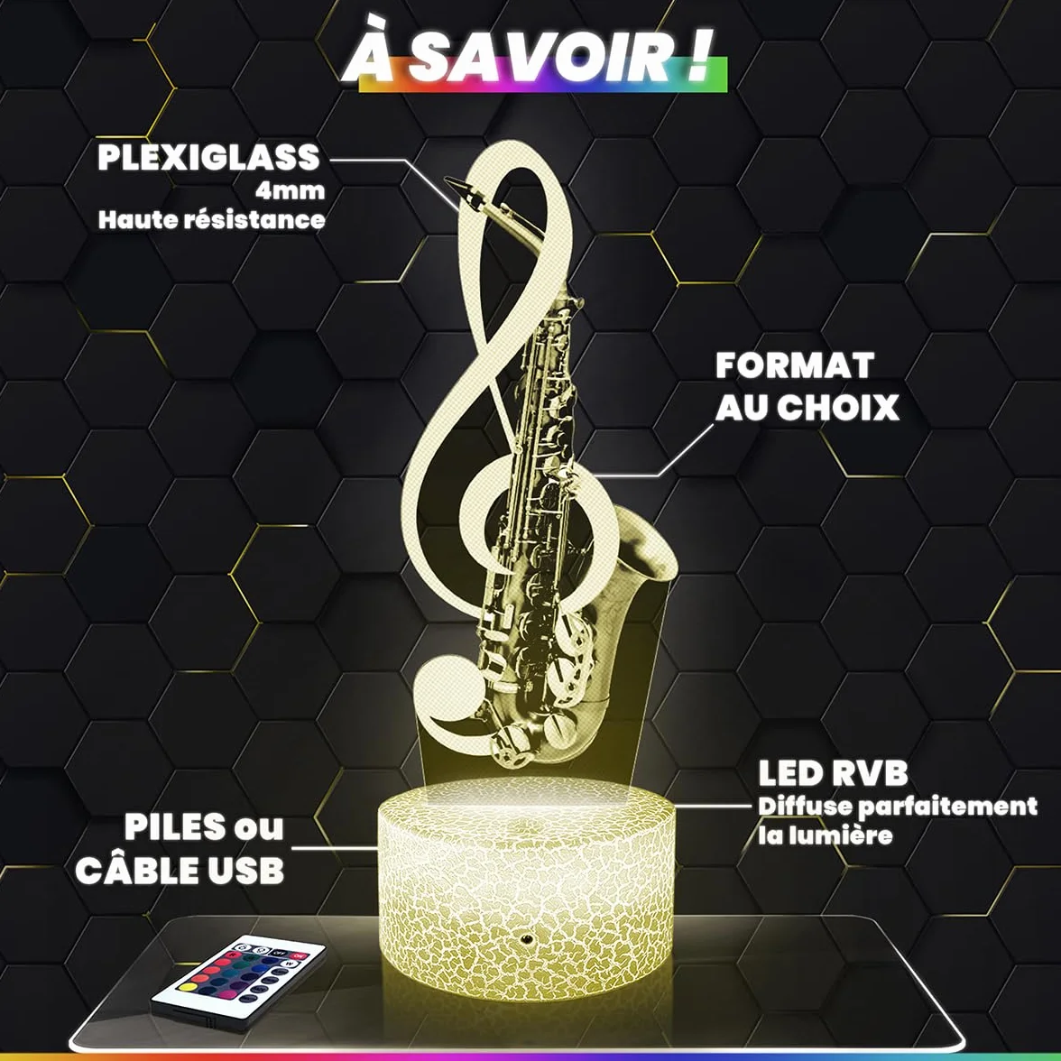 Lampe 3D Feuille de Cannabis, Veilleuse Tactile LED Illusion Hologramme, Idée Cadeau Noël Anniversaire