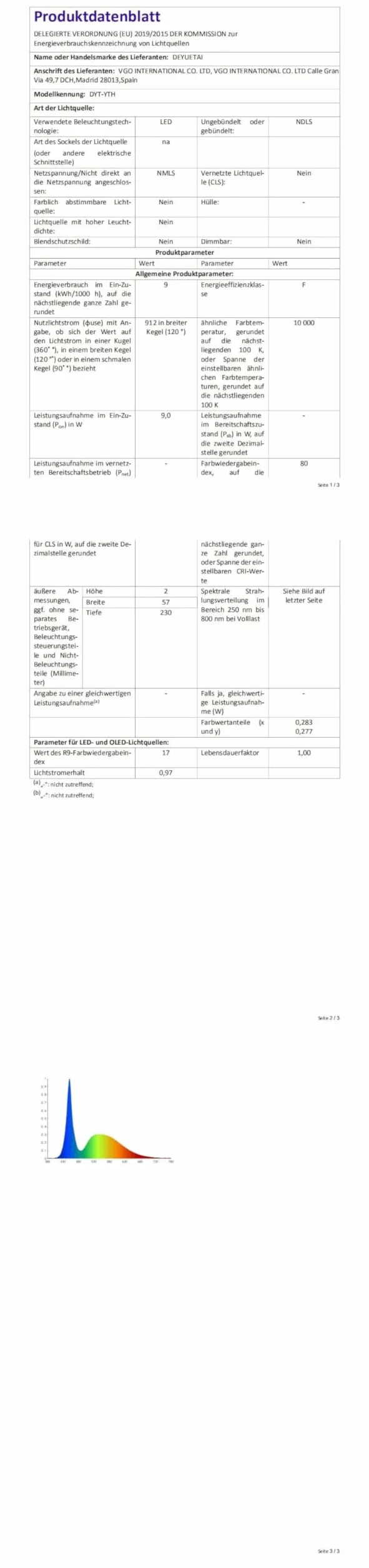 Lampadaire solaire de rue 300 W LED extérieur 6500 K Blanc froid IP65 avec télécommande