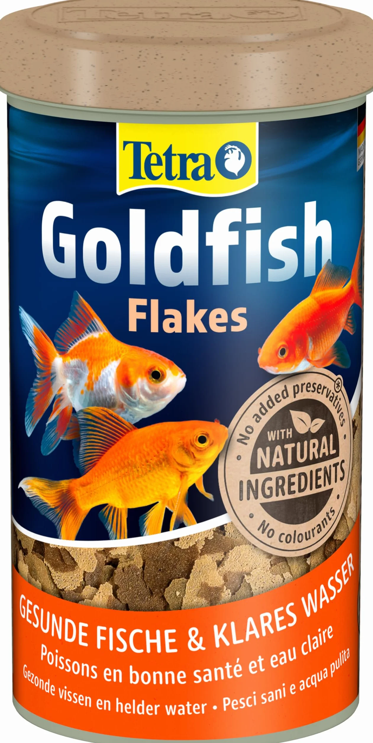 TETRA Goldfish Flakes Bio Active - Aliment Complet en Flocons pour Poisson Rouge 500ml