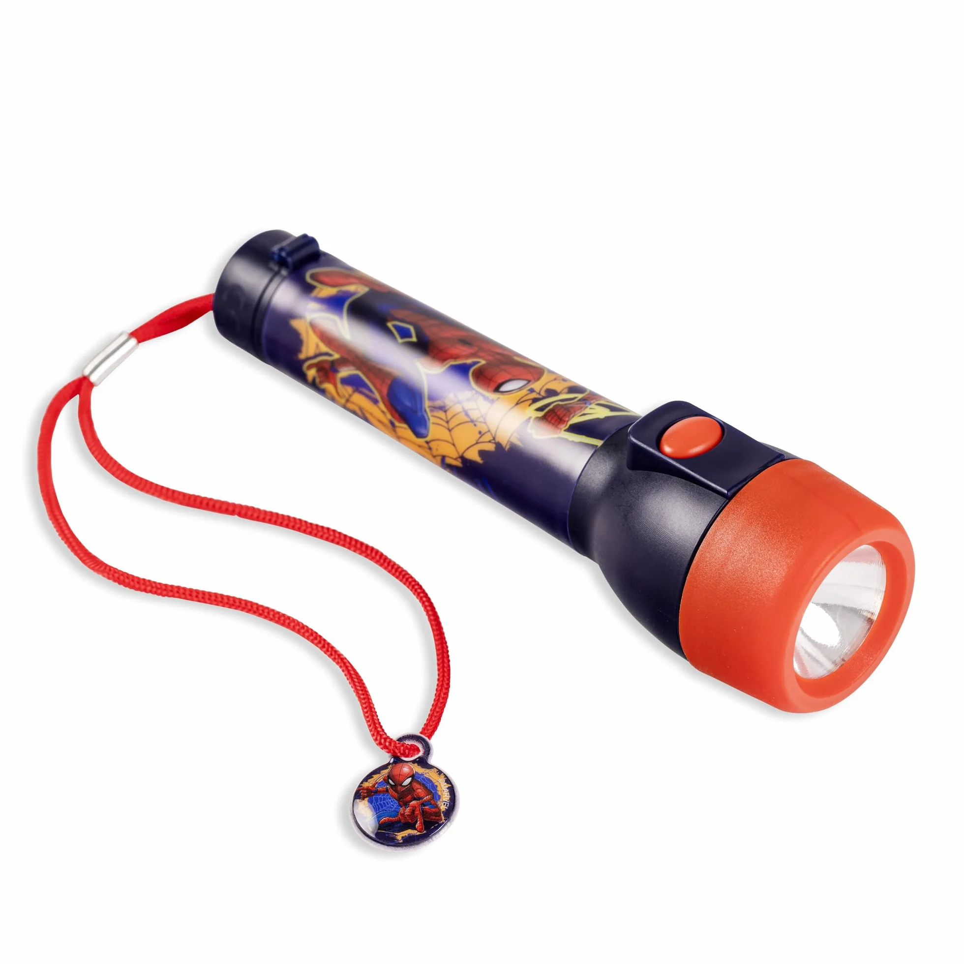 Disney Spiderman Lampe Torche LED 16 cm Plastique Antidérapant Plein Air Camping Randonnée