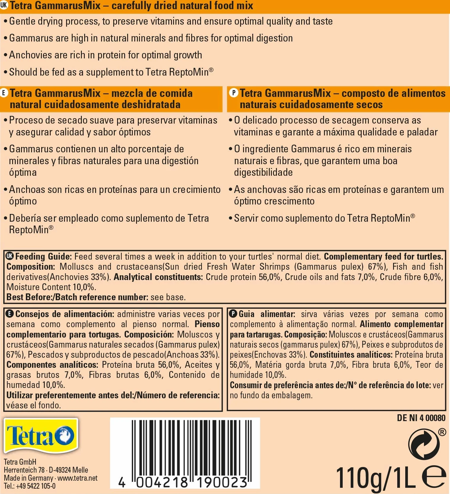Tetra Gammarus Mix 1000 ml