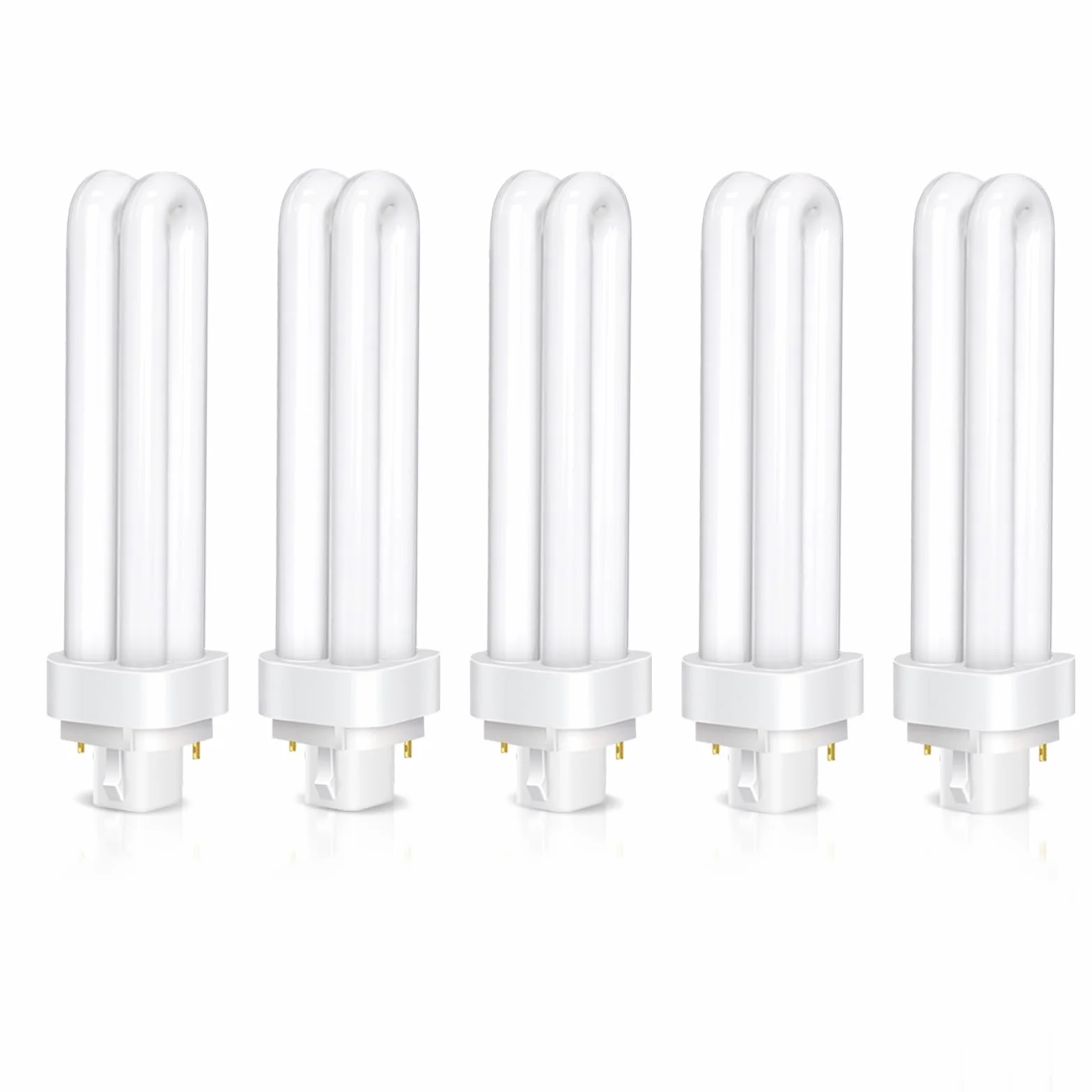 Ampoules Tube PLC G24d-3 2 Broches 26W Blanc Chaud 2700K 1600LM 2U Lampe Fluorescente