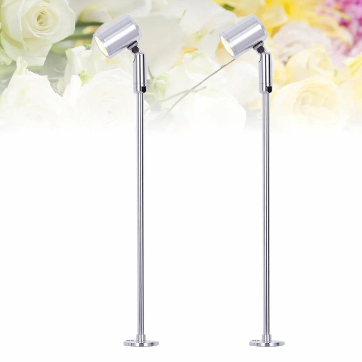 Projecteur LED Haute Luminosité 21.5x3x4.6cm Blanc Chaud Extérieur Intérieur