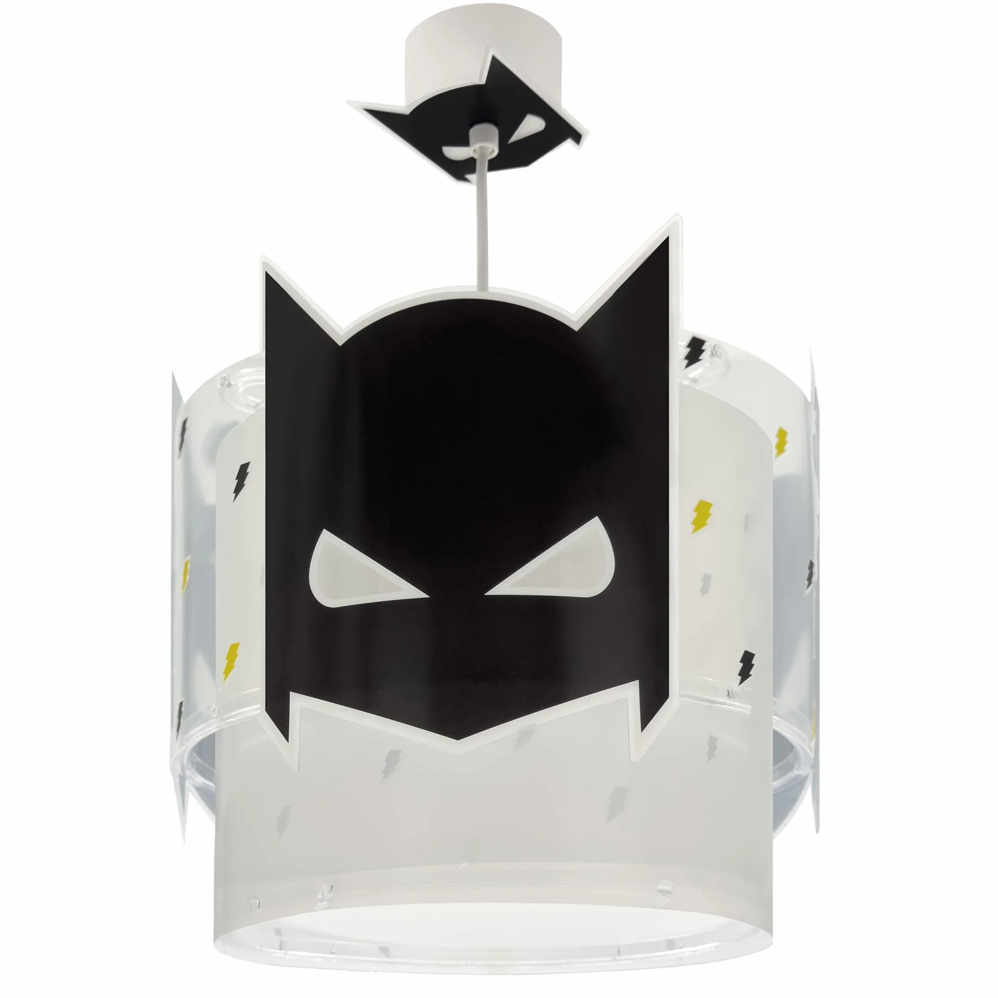 Dalber Lampe Suspension Enfand Dark Hero Super-héros Noir