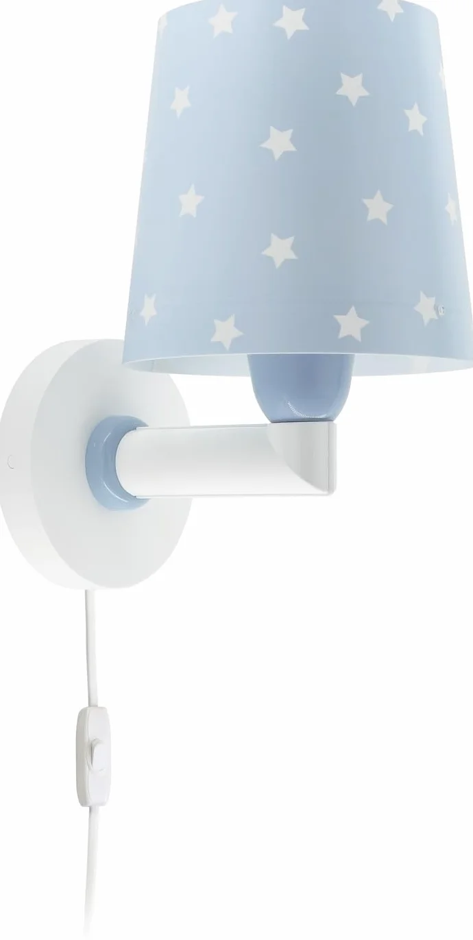 Dalber Applique Murale Enfant Star Light Étoiles Bleu E27